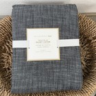 Pottery Barn Teen Soft Chambray Duvet Cover Full queen Faded Black Soft Bedding