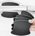 4x Carbon Fiber Door Handle Car Stickers Decal Protector Film Anti Scratch