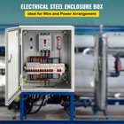 Steel Electrical Box Electrical Enclosure Box 10x8x6   Carbon Steel Ip65