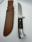Vintage Western Cutlery U s a  W36 Fixed Blade Hunting Knife    Sheath