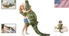 Soft Jumbo Alligator Plush - Large Cute Stuffed Toy
