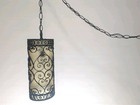 Vintage Swag Light Spanish Revival Gothic Hanging Lamp 