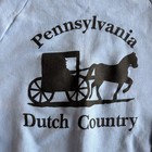 Vintage Pennsylvania Dutch Country Sweatshirt 90   s Light Blue Usa Size Medium
