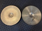 Vintage Zildjian Avedis 15    New Beat Hi Hat Cymbals 944g 1448g