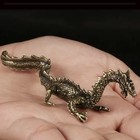Brass Dragon Animal Statue Small Sculpture Tabletop Figurine Home Decor Gifts