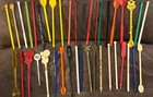 Lot Of 137vintage Drink Bar Stir Sticks- Swizzle Sticks   Sandwich Toothpicks