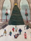 West Elm Pottery Barn Brooklyn Bridge Christmas Pillow Cover 20 sq 