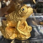 Boehm Limited Porcelain Frog Figurine Gold Tone Made In Usa  16