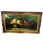Jeukins Flower Oil Painting 32 5     L55 5     W2   