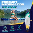Inflatable Standup Paddle Board 11 6  Nonslip Deck Full Sup Kit