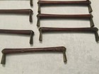 Vintage Cabinet Door Drawer Handles Pulls Set Of 13 Mcm Mid Century Modern Wood