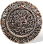 Skull   Tree Of Life Commemorative Coin Hobo Nickel Coin Abstract Art Craft