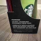 Starbucks Color Changing Cold Cups 5 Pack With Kids And Straws - 24 Oz