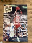 Vintage Rare 1990 Air Michael Jordan Fold Up Poster Chicago Bulls Nba 33    X 22   