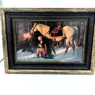 Lithograph Print Of    the Prayer At Valley Forge    By Arnold Friberg Coa Included