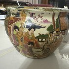 Fine Satsoma Planter Vintage Made In China 4    X 3      Hand Numbered  861