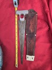 Vintage Pioneer Co  Knapp Sport Saw Hunting Bone Saw W  Leather Sheath 13 