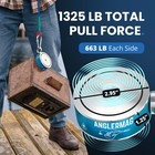 1325 Lbs Magnet Fishing Kit Anglermag Double Sided Magnetic Fishing Complete Kit