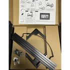 Modern Vinyl Record Holder storage Unit  black  Metal  Protective Padding 