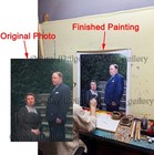 Custom Made Artwork Based On Your Photo Image Anniversary Customized Art Parents