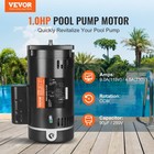 Vevor 1hp Pool Pump Motor 115 230v 9 4 5 Amps 56y 3450rpm 90  f 250v Capacitor