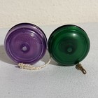 Two Duncan Imperial Yo-yos Purple   Green Both Work 