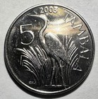 2003 Malawi 5 Tambala  Unc bu
