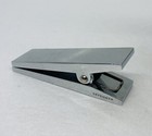 Rare Levenger Solid Chrome Steel Mail Letter Large Clip 4     Paperweight 17