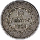 1888 Newfoundland 10 Cents Km3 Vf Uncertified  1109