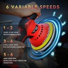 Buffer Polisher Compatible With Milwaukee M18 Battery  Cordless 6 Inch Orbita   