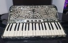 Vintage Paolo Soprani 39 Key Piano Accordion  W  Case Made In Italy  Nice 