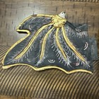 Black Bat Mobile Balinese Spirit Chaser Hand Carved Wood Hand Painted Has Damage