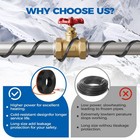 23ft Pipe Heating Cable For Freeze Protection Water Pipes Metal Plastic 5w ft 12