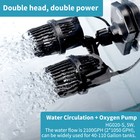 Hygger Dual Head Wave Maker Aquarium Water Pump Powerhead Circulation Reef Tank