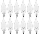 12-pack E12 Candle Light Bulbs 40w Warm White 2500k  380 Lumen 40w-12pcs