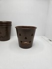 5 Lot Luminessence Metal Pumpkin Votive Candle Holder Jack O Lantern Fall Decor