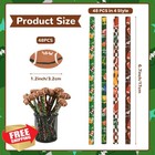 Ulema Football Pencils And Erasers 48 Pcs Birthday Gift Stationery School