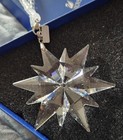 Swarovski Crystal Snowflake Ornament Clear Annual Edition Small Size Star Like 