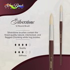 Silver Brush Limited 1100 Silverstone Round Brush Oil Paintbrush Long Handle