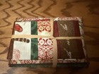 Set Of 2 Handmade Quilted Placemats Holiday Autumn Patchwork