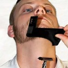 Men s Beard Styling Shaping Template Comb Barber Tool Line Up Trimming Guide New