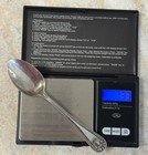 Victorian Bead Sterling 1880 By Whiting Manf Co 5  Spoon 13 3g Shell Tip