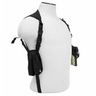 Ncstar Cv2909 Ambi Horizontal Shoulder Holster W double Mag Holder Black