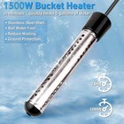 1500w Immersion Heater  Portable Electric Water Heater Fast Heating For Buckets