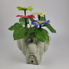 Gemmy Dancing Flowers Snail Pot  i m Alright  Kenny Loggins Htf Rare Motion