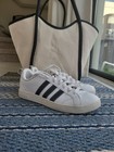 Adidas Vs Advantage Clean White And Black Sneakers Women s Size 8 5