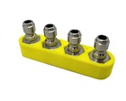 Quad Coupler  4 Piece Nozzle Holder Bare Comes With Plugs