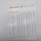 1983 Mirrocraft Boats Original Dealer Sales Brochure Northport