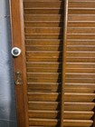 Vintage Wood Window Shutters 23 5  H X 17 5  W Each Blind   Set Of 2   Nice 