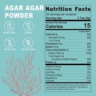 Agar Agar Powder  Vegan Unflavored Gelatin Substitute  Non-gmo  Gluten Free  No
